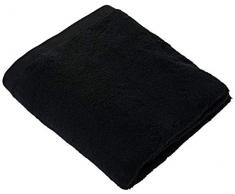 Lasa Home Drap de Bain Coton, Noir, 100x150x1 cm