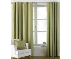 Paoletti Atlantic Rideau Ã Åillets, Polyester, Green, 168 x 229 cm