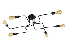 Lucide LESTER - Plafonnier - Noir