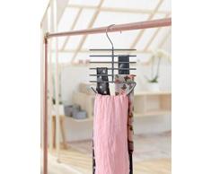 Compactor Sticky Porte Cravates et Foulard Métal Gris