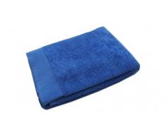 Blanc des Vosges Eponge unie Serviette de Bain Coton Bleu royal 55x110 cm