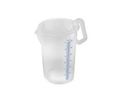 Thermohauser 8300040089 Verre doseur avec poignÃ©e fermÃ©e 3000 ml graduation bleue en L et ml