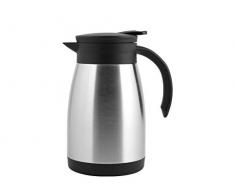 Officine Standard 602680 Pichet isotherme, acier inoxydable avec manche noir, 0,75 l, 18/10