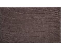 Linea Due Marrakesh Tapis de Bain, Polyester MAGICSOFT, Cacao, 70x120 cm