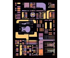 Star Trek The Next Generation FP12630P-PL Affiche encadrÃ©e 30 x 40 cm (Console Graphique), Multicolor, 32 x 42 x 1,2 cm