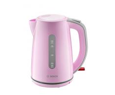 Bosch TWK7500K Bouilloire sans fil, arrêt automatique, protection contre la surchauffe, filtre anti-calcaire, 1,7 L, 2200 W, rose