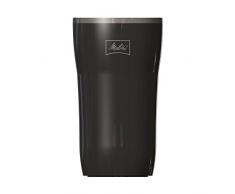 Melitta Mug Isotherme, Fermeture par Pression, 100% Hermétique, 250 ml, Noir