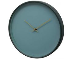 Unity Bristol Horloge Murale contemporaine avec Cadran Transparent Vert 30 cm