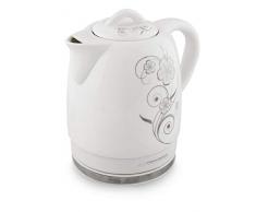 Esperanza EKK008 Bouilloire Ã©lectrique Ribbon 1,5L CÃ©ramique Blanc