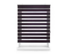 Blindecor Lira Store Enrouleur Double Tissage, Jour/Nuit Violet, 140Â xÂ 180Â cm