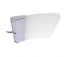 wonderlamp Angela Applique murale LED, 3Â W, chrome, 7.3Â x 13.1Â x 16Â cm