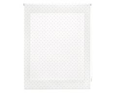Blindecor Motas Store Enrouleur, Tissu, Blanc, Beig 110 x 180 cm