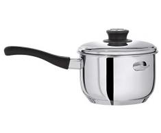 Artame ART82626 Casserole Bain Marie avec Couvercle Inox 16 cm