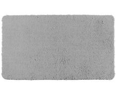 WENKO 23078100 Tapis de bain Belize, Gris clair, Polyester, 55 x 65 x 3 cm