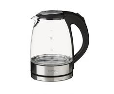 ECG RK 1776Â Glass Bouilloire, 1,7Â l, 1.7Â L, verre