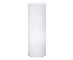 Eglo 81828Â Lampe de table GEO de cristal avec interrupteur, blanc