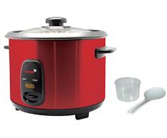 Harper HRC181 Cuiseur Ã Riz Inox Rouge 28 x 28 x 24 cm
