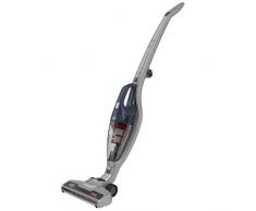 BLACK+DECKER SVB520JW-QW, Aspirateur Balai sans fil-18 V-Autonomie : 40 Min-Chargeur par Prise Jack-Brosse et suceur Plat, Gris, 18 V, 12.7 W, 500 milliliters