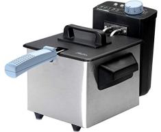 Universal Blue - Friteuse croustillante - Capacité 1.5L - Puissance 1000W - Thermostat Réglable - Protection Contre la surchauffe