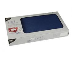 Papstar 82330 Nappe jetable Nappe de Papier (Place, Polypropylène, Bleu, monótono)