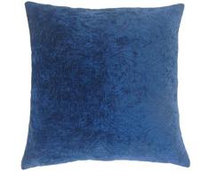 LOreiller Collection Hertzel Solide Housse de Coussin Saphir, Bleu
