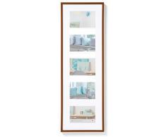 Walther, New Lifestyle, Cadre en Plastique pour 5 Photos, 24.1x73.3 cm, Bronze