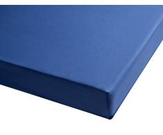 San Carlos CombicolorÂ - Drap Housse pour lit 190x80x1 cm Bleu foncÃ©