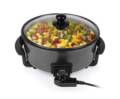 Tristar Sauteuse Ã©lectrique Multifonction XL, 30cm de DiamÃ¨tre, Thermostat rÃ©glable, Noir