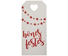 Mopec NX410.2 Lot de 24 guirlandes en papier Multicolore 3 x 7 cm