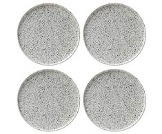 Maxwell Williams Assiettes Caviar Speckle, Porcelaine, crème, 26.5 cm