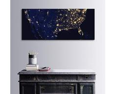 Bonamaison Toile dÃ©corative Murale Multicolore 140 x 60 cm