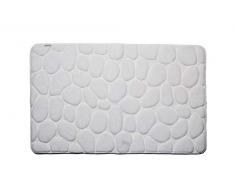 Croydex Tapis de Salle de Bain Coton avec Dos antidÃ©rapant, Tissu, Blanc, 1 x 50 x 80 cm