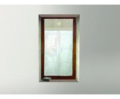 Soleil docre Passion Brise Bise BrodÃ©, Coton, Ecru, 60x120 cm