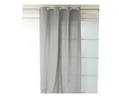 Soleil dOcre 031542 Panama Rideau ÃÂ Oeillets Coton Anthracite 140 x 250 cm