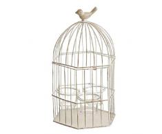 Dcasa Cage Jeux Techo-Chandeliers et Bougeoirs Décoration de Maison Unisexe Adulte, Crème (Crème), Unique