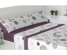 Todomueble Cortez Jeu DE DRAPS 105 Mauve