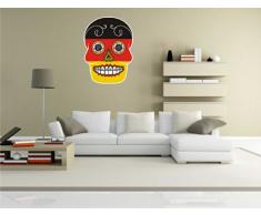 pinkelephant Autocollant Mural TÃªte de MortÂ âÂ Totenkopf DeutschlandÂ âÂ AllemagneÂ âÂ DÃ©coration Murale 58Â cm x 85Â cm