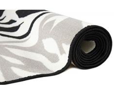 Vallila Virta Tapis de Salon Motif Graphique Noir 80 x 250 cm