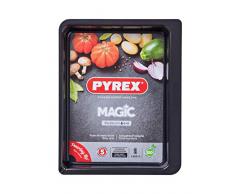 Pyrex - Magic - Plat à Four Rectangulaire en Métal 4.60 L / 35x26 cm