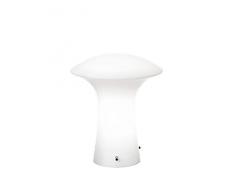 Rossini éclairage Glenn Lampe de table en verre E14, 40 W, Blanc