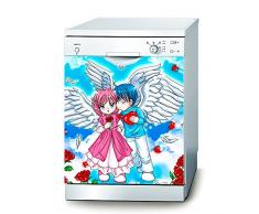 Decusto Autocollant Kawaii Love â Autocollant pour Lave Vaisselle