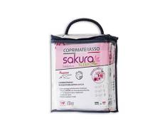 V.I.P. Very Important Pillow V.I.P. Sakura Protège-Matelas avec élastique aux Coins en Tissu Jacquard bi-élastique pour lit Double 170 x 200 cm