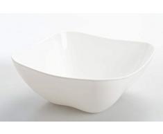 dem Saladier de Spa, 24Â x 9.5Â cm, Blanc, Lot de 16