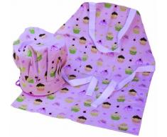 Little Pals LP827 Tablier, Coton, Rose