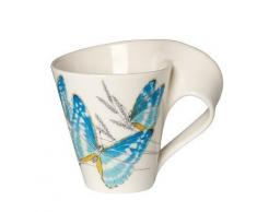 Villeroy & Boch NewWave Caffè Tasse à café Morpho Cypris, 300 ml, Hauteur: 11 cm, Porcelaine Premium, Bleu