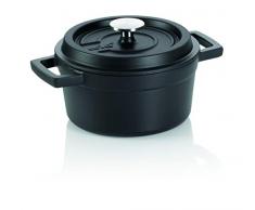 Kela 12430 Cocotte à Braiser Ronde Minero Fonte, 2.5 liters