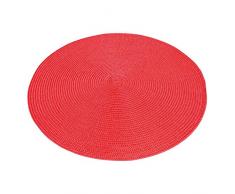 Delys-By-Verceral 516054 Set de Table, Plastique, Rouge, 3,5 x 0,78 x 38,5 cm