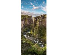 PeelitStickit ID-005 60 Largeur x Hauteurâ¯: 130 cm Paysage de Haute qualité en Vinyle Papier Peint Mural