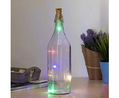 ootb 260058 Guirlande de Bouchon de Bouteille, Multicolore, 5 x 2 cm