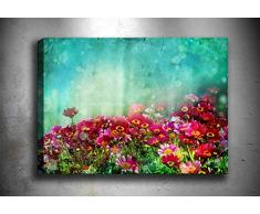 Bonamaison Peinture sur toile, multicolore, 40 x 60 cm - Conçu et fabriqué en Turquie